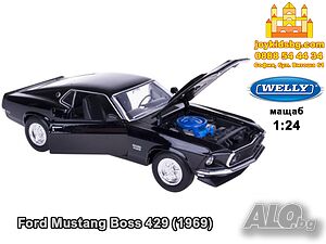 Ford Mustang Boss 429 (1969) мащабен модел 1:24 Welly