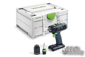 ПРОМО: Акумулаторен винтовърт Festool T 18+3-Basic