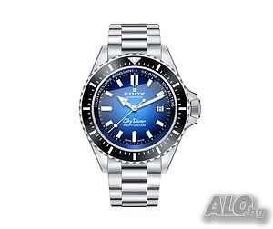 Мъжки часовник Edox Sky Diver Neptunian Automatic 80120 3NM BUIDN