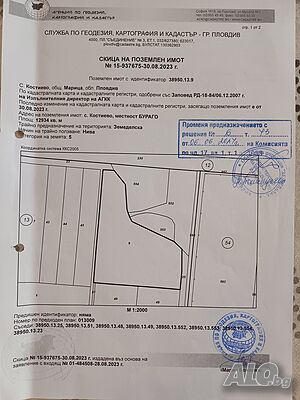 Продавам УПИ с пътна връзка на Пазарджишко шосе