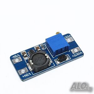 MT3608 DC-DC усилващ преобразувател на мощност 2A, Step Up voltage regulator