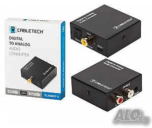 Digital Analog AUDIO конвертор TOSLINK Cabletech ZLA0857-2