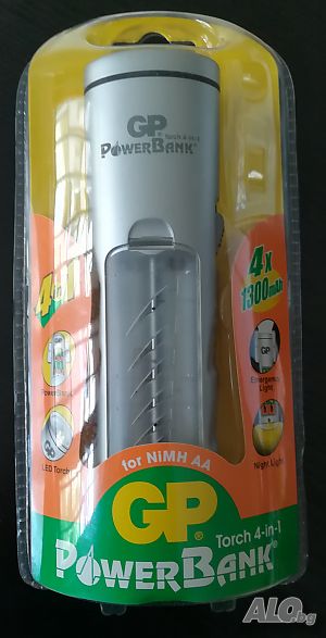 Фенер LED, зарядно GP PowerBank Torch 4-в-1