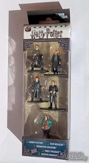 Harry Potter комплект 5 фигури Nano Metalfigs JadaToys