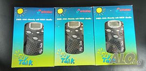 Немска радиостанция stabo Fly Talk PMR-446 Walkie Talkie 5км - 3 броя