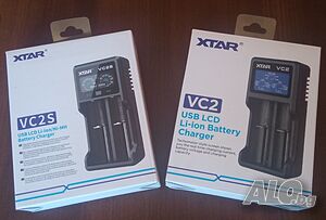 Оригинални зарядни Xtar VC2 / VC2S за 16340 18650 CR123A 26650 Liion li-Ion