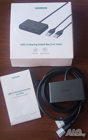 UGREEN USB 2.0 Sharing Switch Box 2 in/3 out CM409