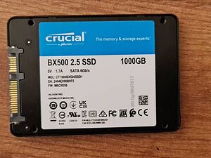 Crucial SSD 2.5” 1 TB нов