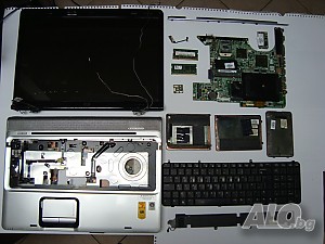 HP Pavilion dv9500 лаптоп на части