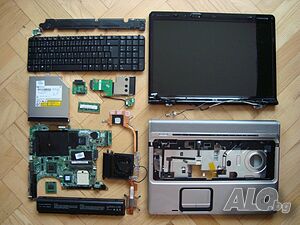 HP Pavilion dv9000 лаптоп на части