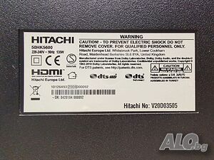 Телевизор Hitachi 50HK5600 на части