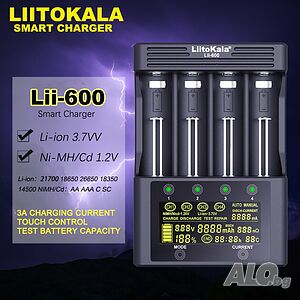 Професионално интелигентно зарядно - LiitoKala Lii-600. Българско упътване