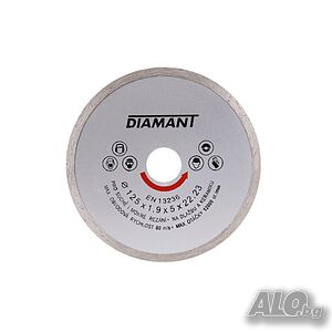 Диамантен диск, цял Ø 125 MM Ø 22,2 MM 21012