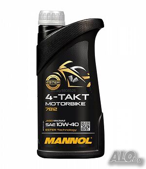 Моторно Мото масло MANNOL 4-Takt Motorbike 10W40 1л