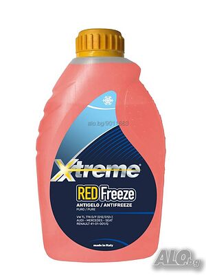 Антифриз концентрат Xtreme REDfreeze червен G12+ (-72C), 1л