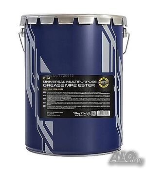 Многофункционална литиева зелена грес MANNOL Multipurpose Grease MP2 Ester, 18кг