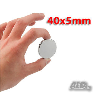 40x5mm МАГНИТ-20кг. неодимов N52, magnit, magnet