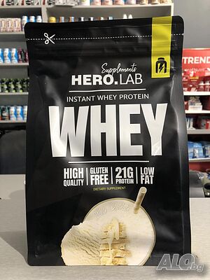 Промо Уникален Суроватъчен Whey Protein Hero Lab 750грама