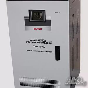 Стабилизатор на ток и напрежение BULPOWER 30 KW с LED дисплей (трифазен)