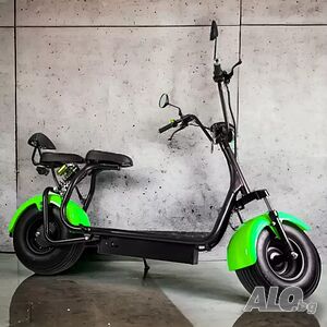 Електрически скутер BIG CITY HARLEY 1500W 60V/12AH Green