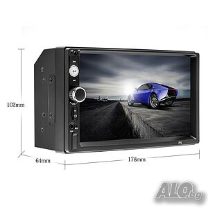 Car audio 2 din мултимедия универсална за автомобил 7 инча MP5