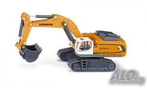 LIEBHERR HYDRAULIKBAGGER верижен багер - мащаб 1:87 на SIKU моделът е нов кутия