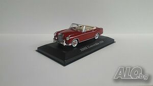 Mercedes-Benz 220SE Convertible 1958 - мащаб 1:43 на IXO/Altaya моделът е нов в PVC дисплей-кейс