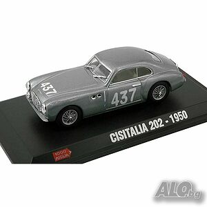 Cisitalia 202 1950 Mille Miglia - мащаб 1:43 на Hachette моделът е нов в блистер