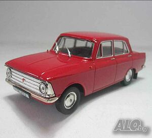 Москвич 408-412 от 1968 - мащаб 1:43 на DeAgostini моделът е нов в блистер