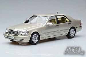 Mercedes-Benz S600 W140 1997 - мащаб 1:18 на NOREV моделът е нов в кутия