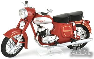 Jawa 250 typ 354-04 1953 мотор - мащаб 1:24 на Atlas моделът е нов в блистер