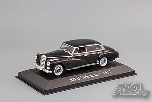 Mercedes-Benz 300 d Adenauer 1957 - мащаб 1:43 на DeAgostini моделът е нов в PVC дисплей-кейс