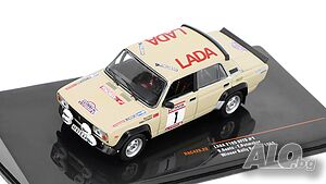 ВАЗ 2105 VFTS Lada победител Rally Baltika 1984 - мащаб 1:43 на IXO моделът е нов в PVC дисплей-кейс