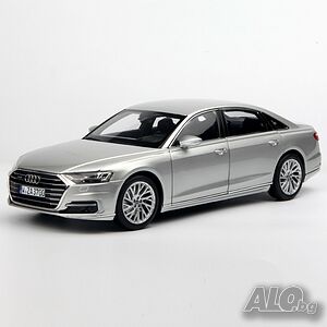 Audi A8 L 2018 - мащаб 1:18 на Norev моделът е нов в кутия