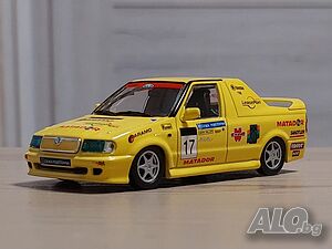 Skoda Felicia Pick-up Racing 2001- мащаб 1:43 на DeAgostini моделът е нов в блистер