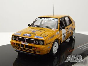 Lancia Delta Integrale 16V Camel 1990 - мащаб 1:43 на ixo models моделът е нов в PVC дисплей-кейс