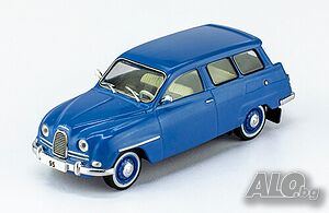 Saab 95 от 1961 - мащаб 1:43 на DeAgostini моделът е нов в блистер