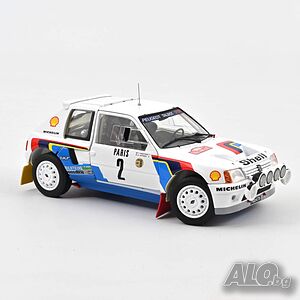 Peugeot 205 T16 Monte-Carlo Rallye 1985 Ari Vatanen - мащаб 1:18 на Norev моделът е нов в кутия