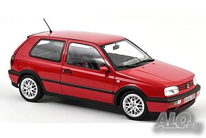 Volkswagen Golf 3 GTI 1996 - мащаб 1:18 на Norev моделът е нов в кутия