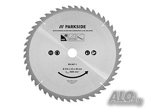 НОВИ! Диск за настолен циркуляр 315мм Parkside