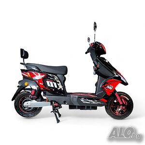 Eлектрически скутер MaxMotors Racing 3000W-72V-20Ah Red