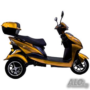 Max Sport 1500W Електрически скутер с три колела GOLD