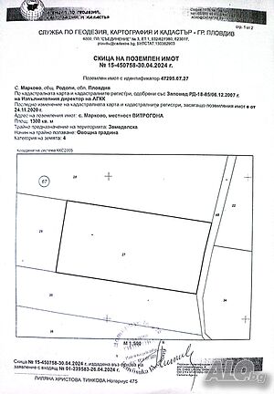 Парцел Марково от собственик.