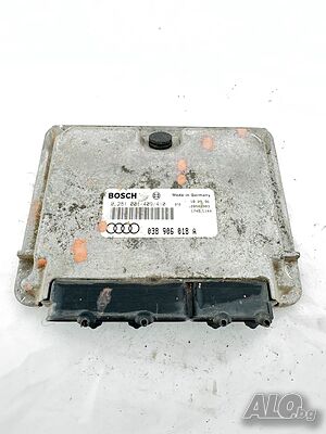 Компютър Двигател (ECU) BOSCH за Audi A3 8L1 1.9 TDI AGR, № 038906018A, № 0281001409/410