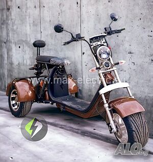 Електрическа триколка BIG HARLEY 3000W - BROWN