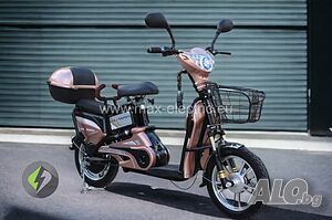 Електрически скутер-велосипед MaxMotors EBZ16 500W - ROSE GOLD