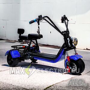 Детска електрическа триколка LITTLE HARLEY 1200W - BLUE