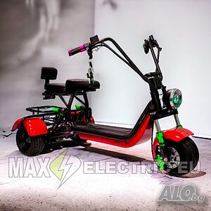 Детска електрическа триколка LITTLE HARLEY 1200W - RED