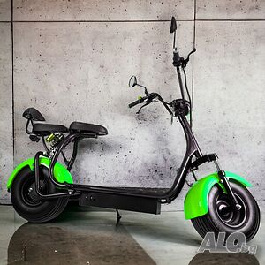 Електрически скутер BIG CITY HARLEY 1500W 60V/12AH - Green