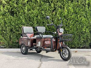 Електрическа Триколка CARGO LUX 1500W BROWN Nova Motors